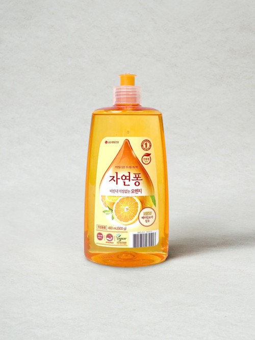 น้ำยาล้างจาน กลิ่นเกรปฟรุตและส้ม ขนาด 490 มิลลิลิตร
