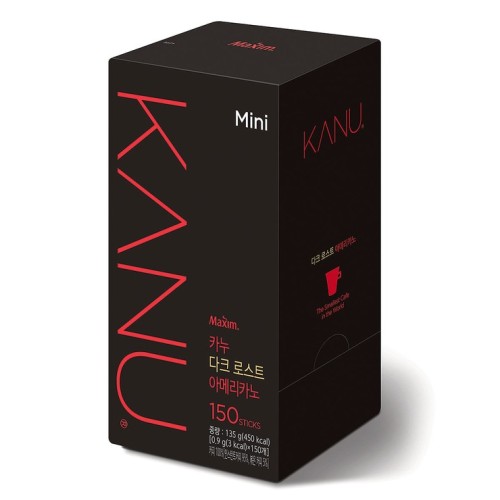 คานู มินิ ดาร์ก โรสต์ กาแฟ 0.9 กรัม x 150 ซอง x 6 กล่อง