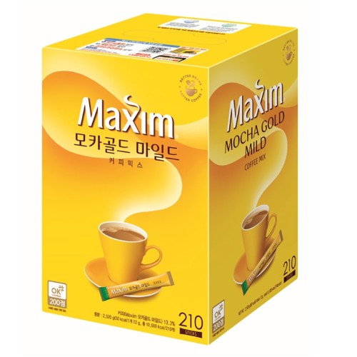 แม็กซิม มอคค่า โกลด์ มายด์ กาแฟปรุงสำเร็จ 12 ก x 210 ชอง  x 2