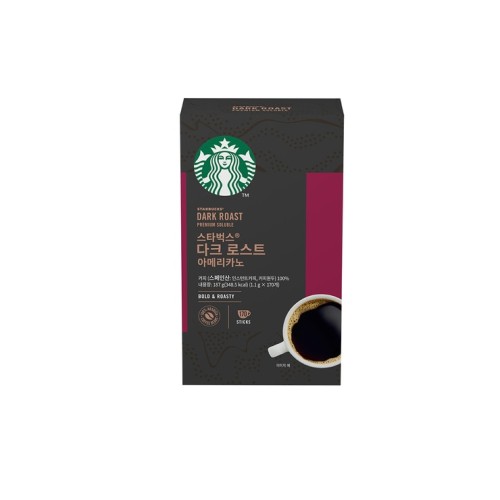 อเมริกาโน่คั่วเข้มสตาร์บัคส์ 1.1 กรัม x 170 ซอง