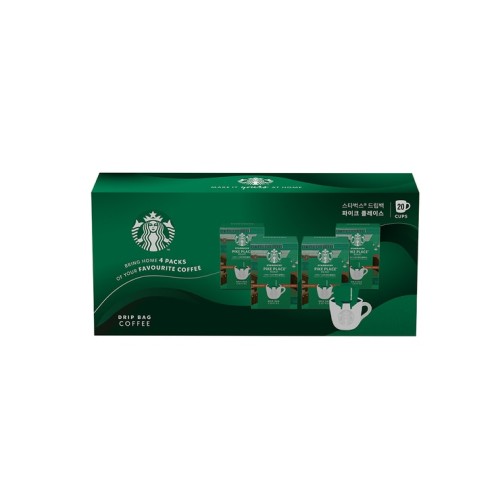 สตาร์บัคส์ ไพค์เพลส ดริป แบ็ก กาแฟ 9 กรัม x 20