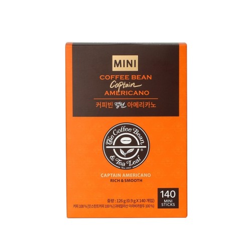 เมล็ดกาแฟกัปตันอเมริกาโน่ มินิ 0.9g x 140 ซอง