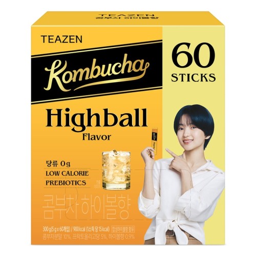 ทีเจน ไฮบอล คอมบูชะ 5 g x 60 ชิ้น