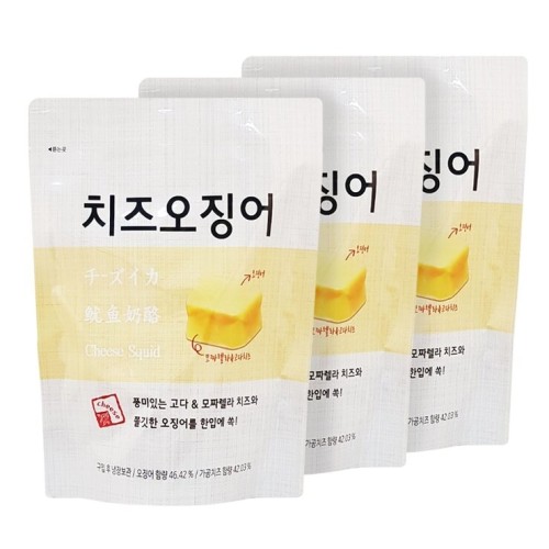 ปลาหมึกรสชีส 120 กรัม x 3