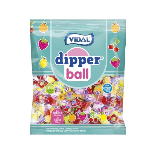 VIDAL ลูกอม Dipperball 1.8กก. / 900ก. x 2
