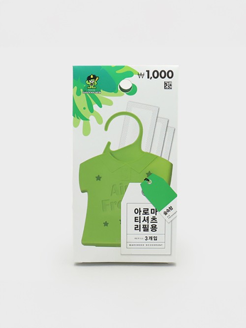 รีฟิลน้ำหอม สำหรับเสื้อผ้า 3 ชิ้น (กลิ่นป่า)