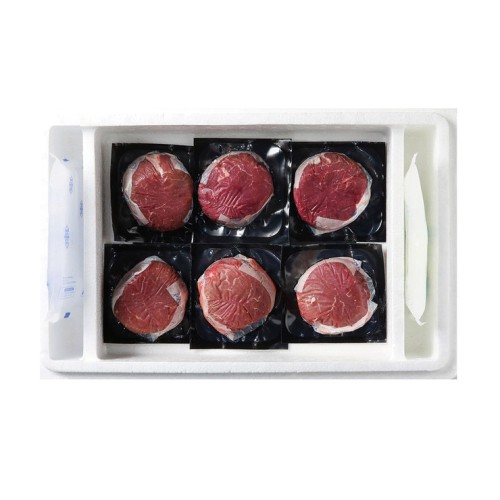 สเต็กเนื้ออเมริกันพันธุ์ชอยซ์ เนื้อส่วนสันใน 200 กรัม x 6 แพ็ค