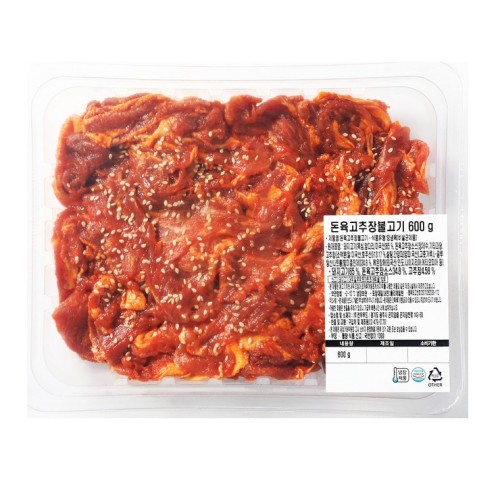 เนื้อหมูผัดซอสกิมจิเหนียวจากอเมริกา (600 กรัม) x 4 แพ็ค