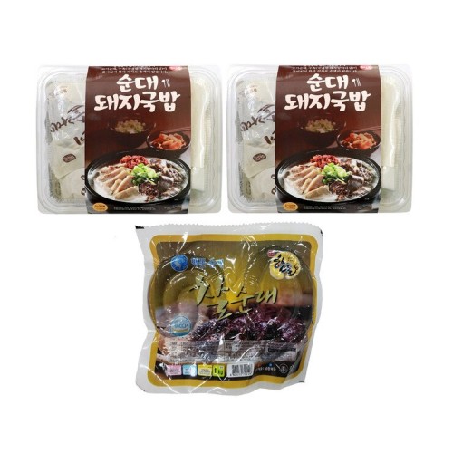 Haedrim ซุปหมูพร้อมซุนแด 1.25 กก. x 2 แพ็ก + ซุนแด 1 กก.