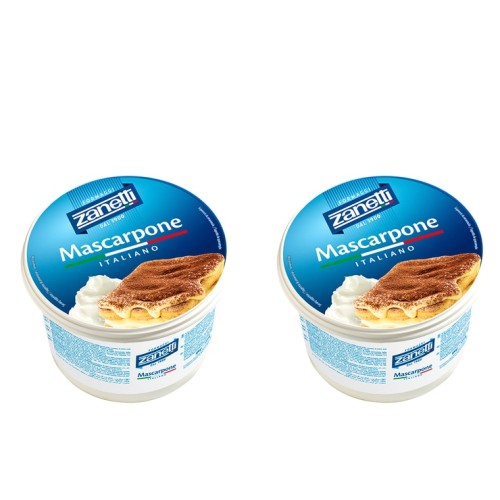Zanetti มาสคาร์โปเน 500 กรัม x 2 แพ็ก