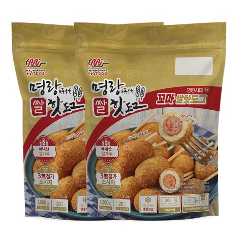 Myeongrang คอร์นด็อกขนาด 50 กรัม x 20 x 2
