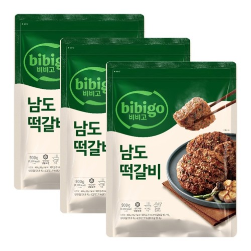 Bibigo ต็อกกัลบี้สไตล์นัมโด 900 กรัม x 3