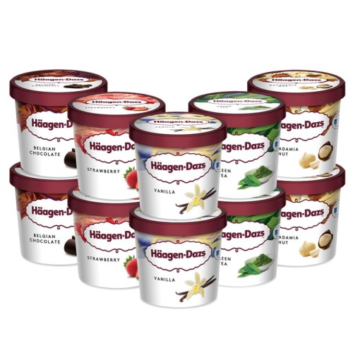 ไอศกรีม Häagen-Dazs 100 มล. จำนวน 10 ถ้วย