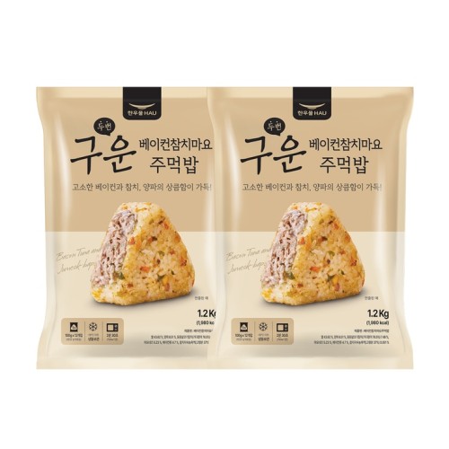 ข้าวปั้นเบคอนทูน่ามายองเนส 100ก x 12 x 2