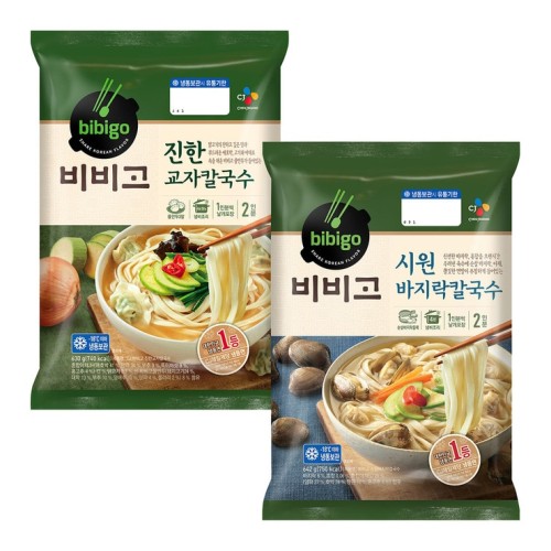 บะหมี่เกาหลี หอยตลับ/เกี๊ยวคัลกุกซู บิบิโก