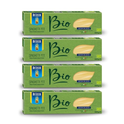 สปาเกตตีออร์แกนิกจาก De Cecco ขนาด 500 g x 4 ห่อ