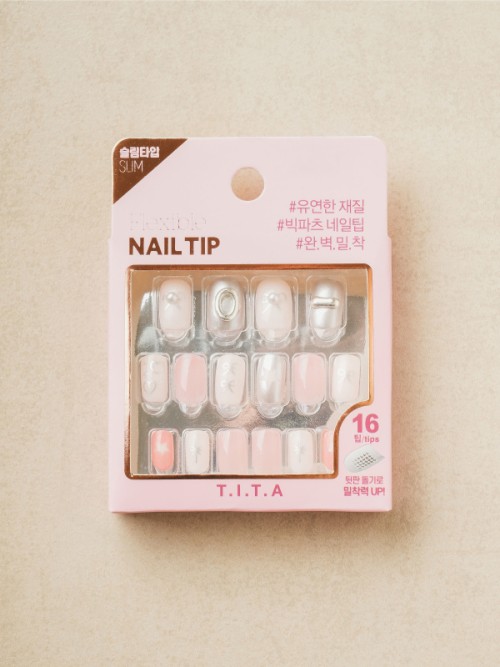 ชุดเล็บปลอมเล็บเท้า  แบรนด์ Tita (16 ชิ้น)  (Kitsch)
