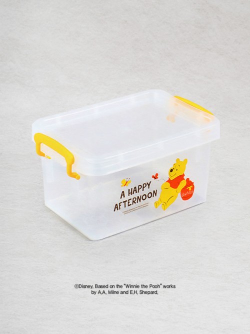 กล่องเก็บของใส Disney Winnie the Pooh ขนาดเล็ก