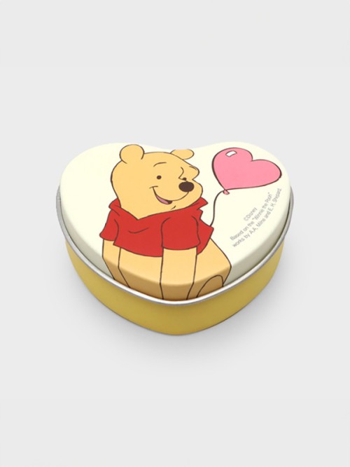 กล่องโลหะ หมีพูห์ จากดิสนีย์ (ทรงหัวใจ)