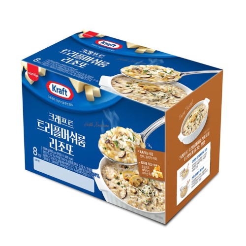 ข้าวรีซอตโต้สามชนิดเห็ดจาก KRAFT ขนาด 250 กรัม x 8 ซอง